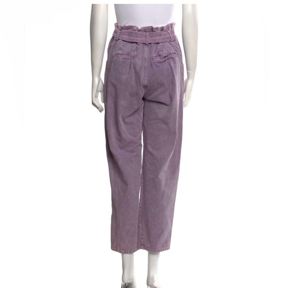 EUC SEA- Idun Paperbag Straight-Leg Jeans. Size 12 - Picture 3 of 11